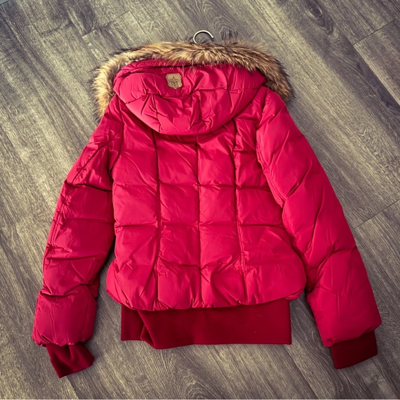 Mackage Romane Down and Fur Cherry Jacket - Picture 4 of 9